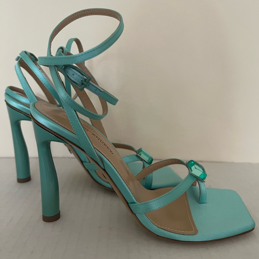 Paul Andrew Crystal & Leather Sandals - Picture 6 of 16